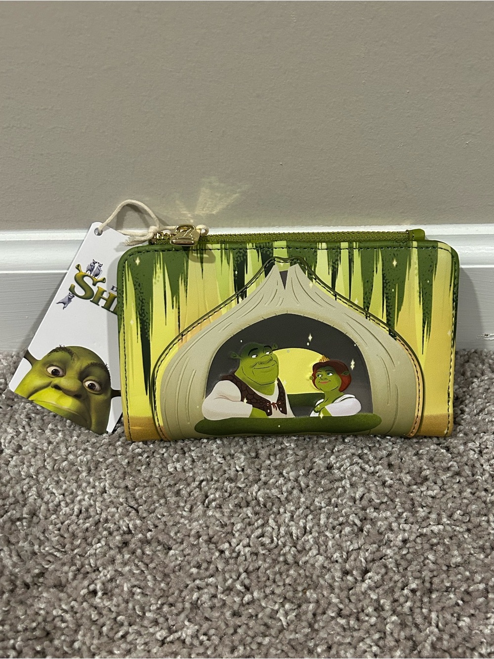 Loungefly Shrek & Fiona Sunflower Wallet - NWT